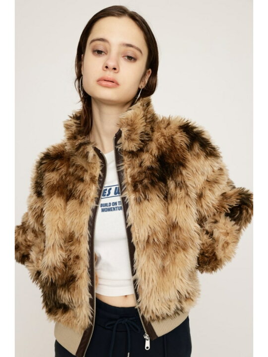 楽天市場】CURLY BOA CROP ブルゾン SLY スライ ジャケット・アウター  