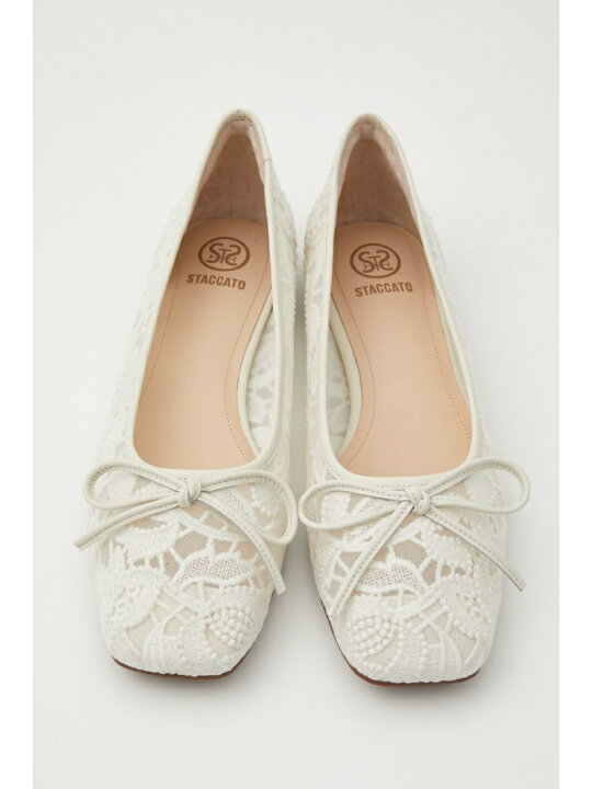 楽天市場】【SALE／15%OFF】レーシーリボンフラット STACCATO 
