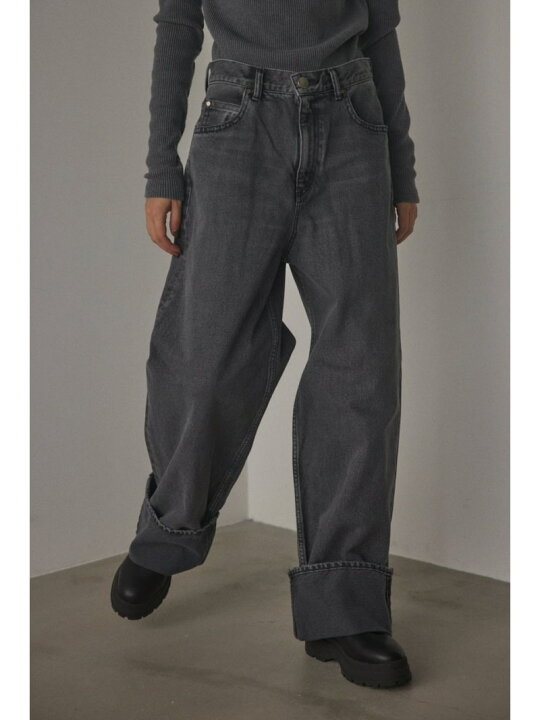 楽天市場】Roll-up Denim BLACK BY MOUSSY ブラックバイマウジー 