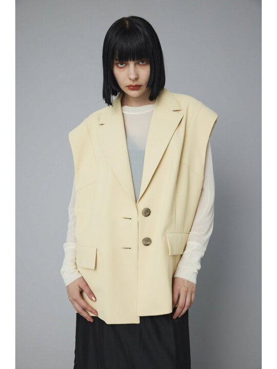 楽天市場】【SALE／40%OFF】Over size vest HeRIN.CYE ヘリンドット 