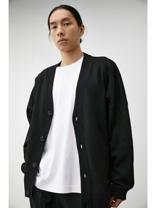 楽天市場 Big Silhouette Cardigan Azul By Moussy アズールバイマウジー ニット カーディガン ブラック グリーン 送料無料 Rakuten Fashion シェルターウェブストア