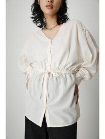 【SALE／60%OFF】2WAY PEPLUM BLOUSE AZUL BY MOUSSY アズールバイマウジー トップス シャツ・ブラウス ホワイト ブラック【RBA_E】[Rakuten Fashion]