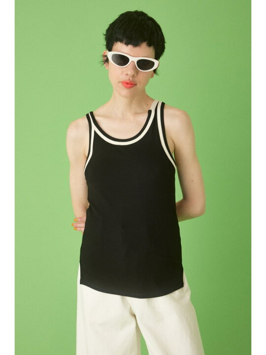 楽天市場】Round neck tanktop HeRIN.CYE ヘリンドットサイ トップス 