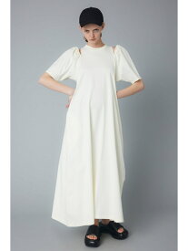 Slit shoulder dress HeRIN.CYE ヘリンドットサイ ワンピース・ドレス ワンピース ホワイト ブラック オレンジ【送料無料】[Rakuten Fashion]