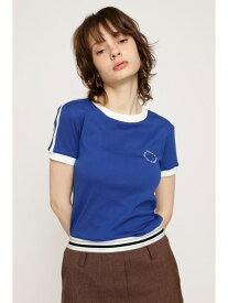 LINGER NECK LINE COMPACT Tシャツ SLY スライ トップス カットソー・Tシャツ ブラック イエロー ネイビー【送料無料】[Rakuten Fashion]