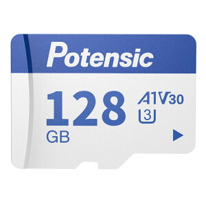 Potensic メモリーカード SDカード 128G U3/V30/A1