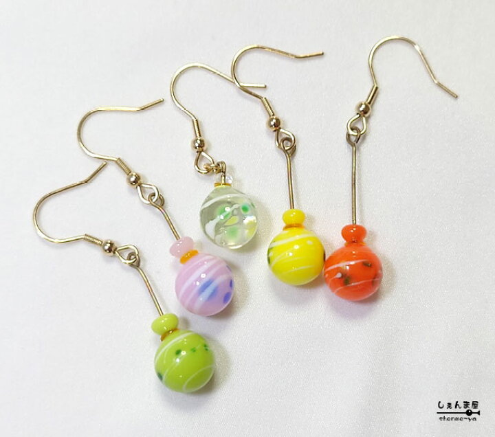 楽天市場】☆画像の物をお届け☆片耳用 とんぼ玉 ヨーヨー（水風船  