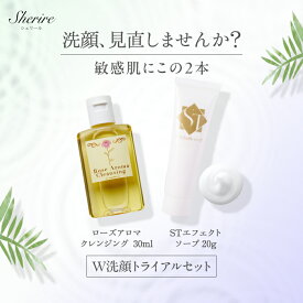 トラベルセット W洗顔トライアルセット クレンジングオイル 洗顔セット 敏感肌 乾燥肌 天然 無添加 ダマスクローズ アロマケア 洗顔 コメヌカ油 メイクおとし スキンケア マツエク マスク メンズケア 肌荒れ 保湿ケア 角栓 毛穴ケア 天然素材 40代 50代 60代 サロン専売品