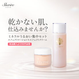 【新商品】エフェクトクリーム エフェクトローション ミネラル潤い集中セット 乾燥 小じわ 毛穴 ハリ不足 保湿化粧水 エイジングケア 肝斑 聖徳石ミネラル 潤い 毛穴 ニキビ跡 保湿 顔 首 しわ クリーム ベタつかない 乾燥肌 敏感肌 化粧水+保湿クリーム