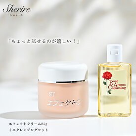 エフェクトクリーム 85g ＋クレンジング 30ml スキンケアセット くすみ対策 保湿 乾燥肌 敏感肌 高齢者 エフェクト 肌荒れ ひげそり後 やけど跡 肝斑 傷跡クリーム 医薬部外品 美白ケア 背中ニキビ イボ 手荒れ アロマ 【保湿クリーム＋クレンジング】