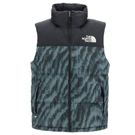 ノースフェイス 1996レトロ メンズ ヌプシ ベストTHE NORTH FACE MEN'S PRINTED 1996 RETRO NUPTSE VESTNF0A5IX529L Balsam Green Wooden tiger Print(ブラック+グリーンプリント)