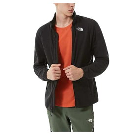 ノースフェイス メンズ フルジップ フリースTHE NORTH FACE MENS 100 GLACIER FULLZIP FLEECE耐久 撥水加工 アウター インナー フリースジャケットNF0A5IHQ JK3 TNFBLACK(ブラック) XSサイズ