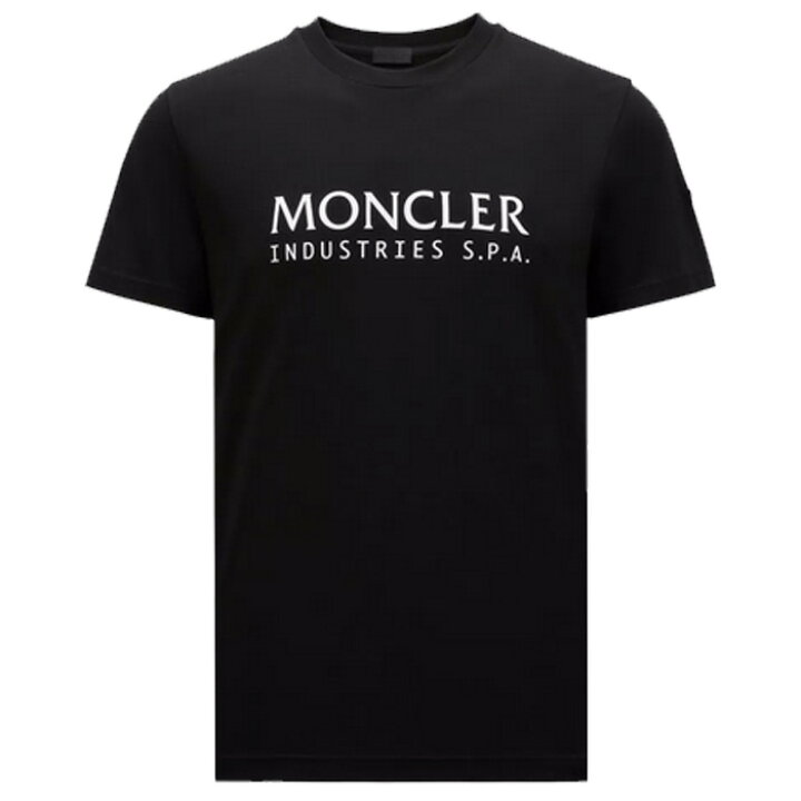 楽天市場】モンクレール Tシャツ メンズ 半袖黒 クルーネック 綿  