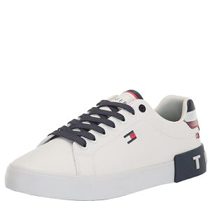 トミーヒルフィガー スニーカー 靴 メンズオールシーズン ローカット ロゴホワイト ネイビー スケボー シューズ ストリートプレゼント ラッピング 新生活 贈り物 クリスマスTOMMY HILFIGER TM REZ
