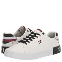 トミーヒルフィガー スニーカー 靴 メンズ厚底 オールシーズン ローカット ロゴホワイト ブラック スケボー シューズプレゼント ラッピング 新生活 クリスマスTOMMY HILFIGER TM REZZ WHITE141黒靴紐 変え紐付き(ホワイト)