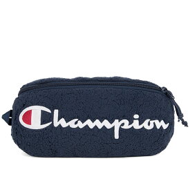 チャンピオン ウェストバッグ ホワイト ネイビーヒップバッグ ボディバッグ ウェストバッグ アウトドアCHAMPION SMU SHERPA SCRIPT FANNYCHS1014 WHITE NAVY