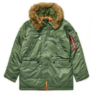 At@C_Xg[Y X tBbg N-3B _E H~ AE^[t@[t t[fB t[ht p[J[ J[L IWMtg v[g bsO NX}XALPHA INDUSTRIES SLIM FIT