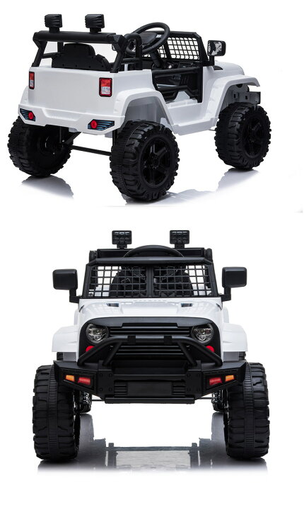 楽天市場】乗用玩具 電動 乗用ラジコン WILDジープcustom Wモーター 