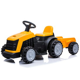 【スーパーSALE期間全品ポイント2倍！】 乗用玩具 電動 カラフル トラクター はたらく車 ペダル操作 子供 乗れる おもちゃ キッズ 玩具 電動乗用カー 電動乗用玩具 こども 男の子 女の子 3歳 4歳 5歳 6歳 7歳 8歳 誕生日 プレゼント