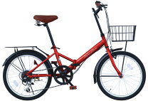 楽天市場】自転車 折りたたみ（カラーワインレッド）（自転車 