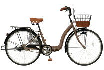 楽天市場】自転車 26インチ ママチャリ（カラーブラウン）（スポーツ 