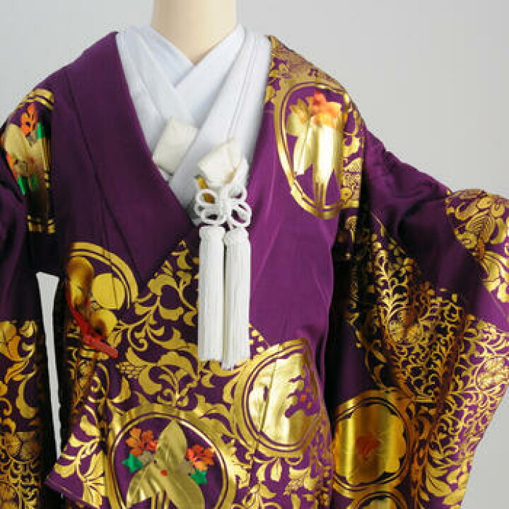 色打掛 古代紫 k324 和服 | phildigest.jp