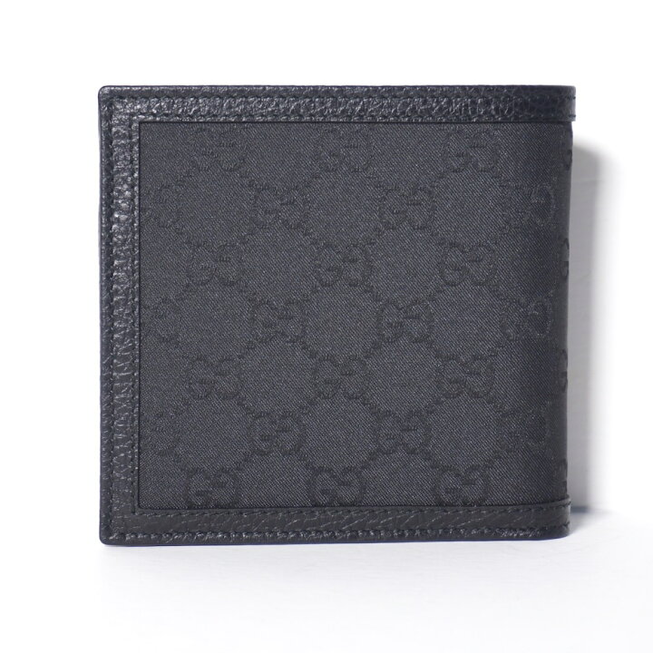 楽天市場】GUCCI グッチ メンズ 二つ折り 財布 ブラック 150413 G1XWN 