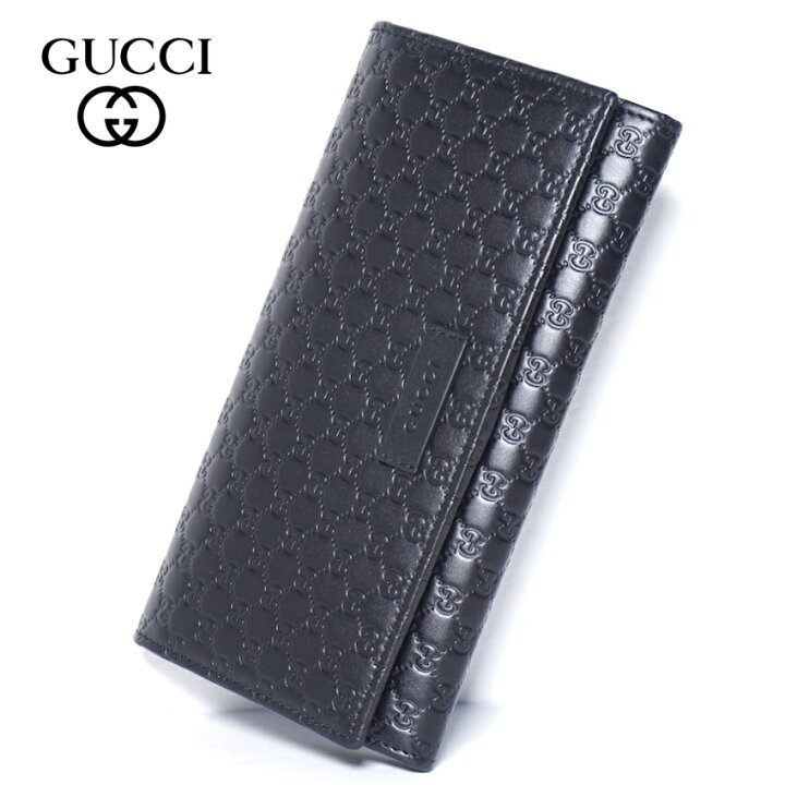 楽天市場】グッチ GUCCI 二つ折り 長財布 ブラック 449396 BMJ1G 1000 