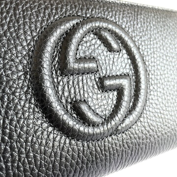 楽天市場】グッチ GUCCI ソーホー ラウンドジップ 長財布 ブラック 
