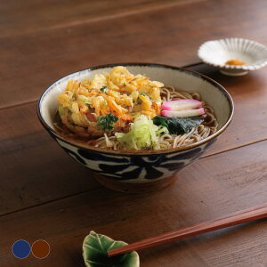 琉球唐草 6.5そば丼 磁器 和 食器 モダン やちむん 昭和製陶 美濃焼 日本製