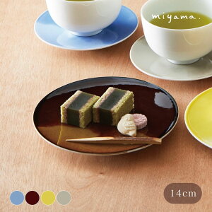 casane te かさね茶器 菓子 皿 14cm 窯変転写ノ器 miyama 深山 磁器 美濃焼 日本製