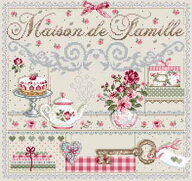 Madame La Fee（マダムラフェ） クロスステッチ 刺繍キット 手芸 【家族の集まる家】 輸入 Aida 上級者 …