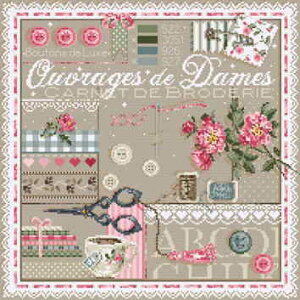 Madame La Fee �N���X�X�e�b�` �h�J �`���[�g �}�� �y Ouvrages de Dames-195 �z �}�_�����t�F �t�����X �㋉�� �A�� �㋉�� ��| �n���h���C�h ���� �΂� �o�� �K�N