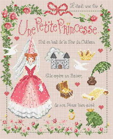 Madame La Fee（マダムラフェ） クロスステッチ手芸ししゅうチャート 図案 【"Petite Princesse"-072】 フランス 上級者 輸入