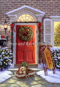 Heaven And Earth Designs NXXeb`hJ} A HAED ㋉ Ruth Sanderson NX}X̌ Christmas Doorway Sʎh