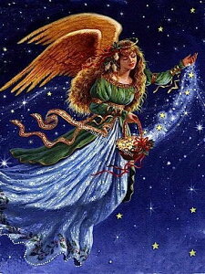 Heaven And Earth Designs �N���X�X�e�b�`�h�J�}�� HAED �㋉�� Ruth Sanderson �V�g Angel Sanderson �S�ʎh��