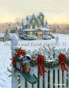 イNXXeb`} HAED Heaven And Earth Designs A Ruth Sanderson NX}X̗X֎ Supersized Christmas Mailbox ㋉ Sʎh nCx