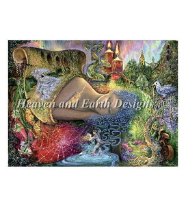 �N���X�X�e�b�`�h�J�}�� Heaven And Earth Designs HAED �㋉�� Josephine Wall ���ɒ��̐F�� Dreaming in Color �S�ʎh��