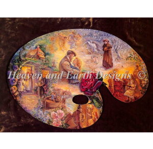 Heaven And Earth Designs �N���X�X�e�b�`�h�J�}�� HAED �㋉�� Josephine Wall �p���b�g�̖� Palette Of Dreams �S�ʎh��