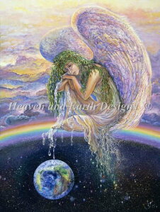 Heaven And Earth Designs �N���X�X�e�b�`�h�J�}�� HAED �㋉�� Josephine Wall ���E��z���ċ��� Weep for The World �S�ʎh��