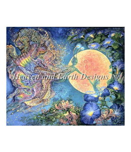 Heaven And Earth Designs �N���X�X�e�b�`�h�J�}�� HAED �㋉�� Josephine Wall �ڊo�߂錎 Moon Lit Awakening �S�ʎh��
