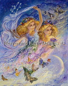 HAED クロスステッチししゅう手芸チャート Heaven And Earth Designs 図案 難しい 【Gemini Max Colors】 Josephine Wall