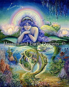 HAED NXXeb`hJ} Heaven And Earth Designs A ㋉ Josephine Wall  Pisces Sʎh