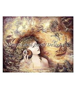 Heaven And Earth Designs �N���X�X�e�b�`�h�J�}�� HAED �㋉�� Josephine Wall ���ׂ̊L Abis Shell �S�ʎh��