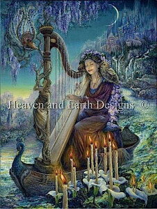 �N���X�X�e�b�`�h�J�}�� Heaven And Earth Designs �A�� HAED �㋉�� Josephine Wall �~�l���o�̐���/���[�}�_�b �m�b�ƋZ�|�̏��_ Minerva's Melody �S�ʎh��
