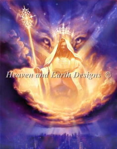 Heaven And Earth Designs �N���X�X�e�b�`�h�J�}�� HAED �㋉�� Jeff Haynie ���_�̃��C�I��/���R�u�ƃ��A�̑�4�q ���񐹏� Lion of Judah �S�ʎh��