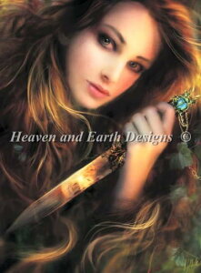 Heaven And Earth Designs �N���X�X�e�b�`�h�J�}�� HAED �㋉�� Bente Schlick ���e Illusion �S�ʎh��