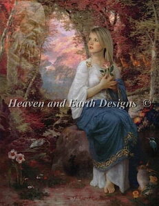 �N���X�X�e�b�`�h�J�}�� Heaven And Earth Designs HAED �㋉�� Howard David Johnson �P���g��/���̏��_�Q�[�� Brigit. Gaelic Goddess of Poetry �S�ʎh��