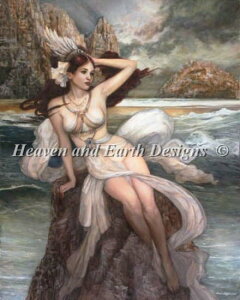 �N���X�X�e�b�`�h�J�}�� Heaven And Earth Designs HAED �㋉�� Annie Stegg �X�� Siren �S�ʎh��