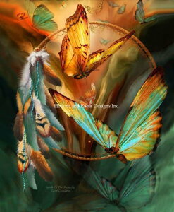 NXXeb`hJ} Heaven And Earth Designs HAED A ㋉ Carol Cavalaris  Spirit Of The Butterfly Sʎh